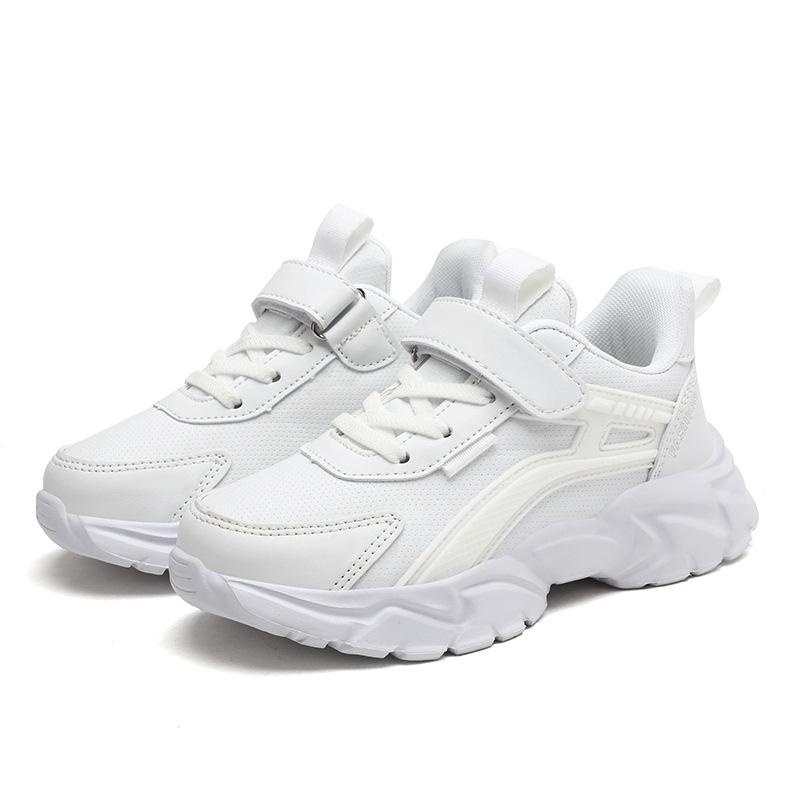 Comfortable Korean version of fashion girls white shoes running shoes breathable sports shoes casual shoes mesh boys