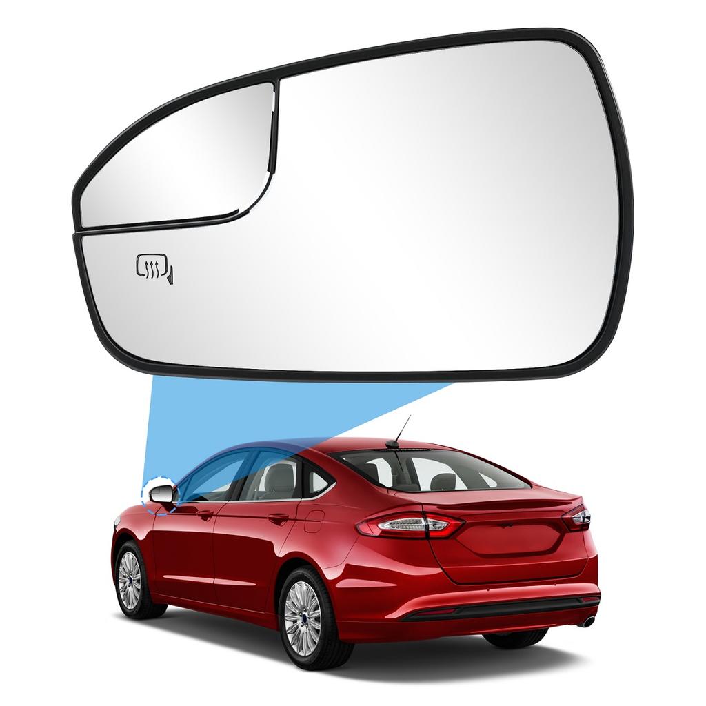 1PCS Replacement for Ford Fusion 2013- Car Side Heated Mirror Glass Rearview Mirror Lens Left /Right DS7Z17K707B DS7Z17K707F