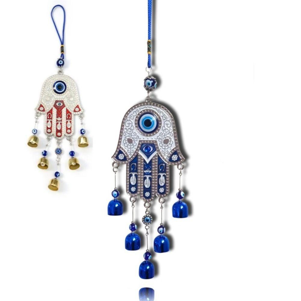 Hamsa Hand Blue Evil Eyes Pendant Wall Decoration Hamsa Hanging Pendant Home Decor