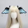 Artificial Bat Ear Headband Cosplay Costume Hairhoop for Masquerades Party Hairband Anime Headwear Role Play Accessory