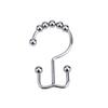 Stainless Steel Roller Ball Shower Curtain Hooks