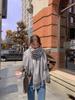 Women's Imitation Cashmere Winter Scarf - Thick Solid Color, Versatile Men's Shawl, Cashmere Wool Blend