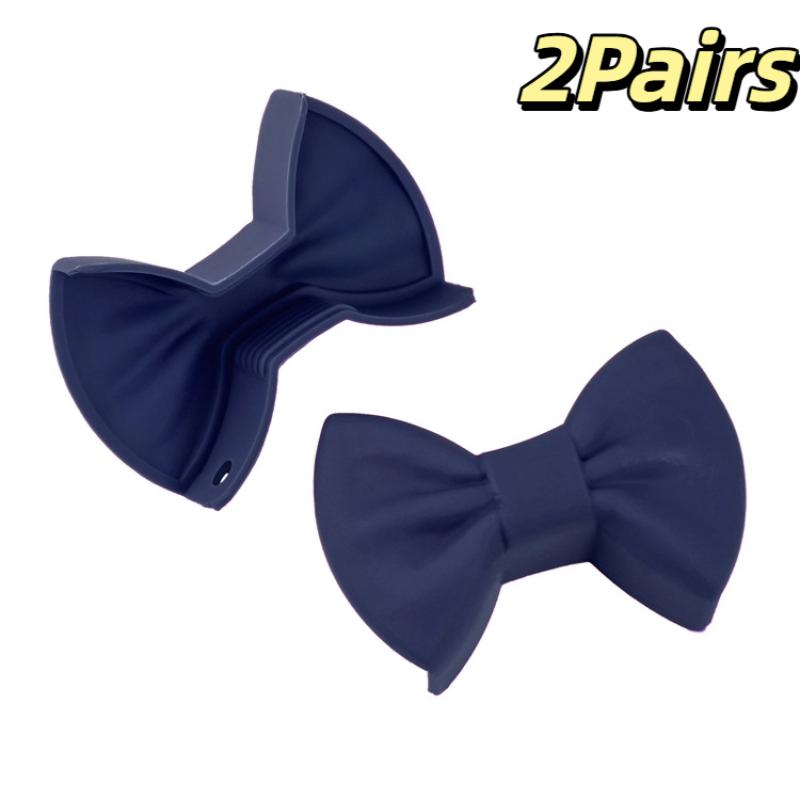 Kjøkkenklemme Anti skålding Sklisikkert håndtaksdeksel Kreativ matlaging Ovnhanske Gryteklips Kjøkken Gadgets Bueform Design Sløyfe