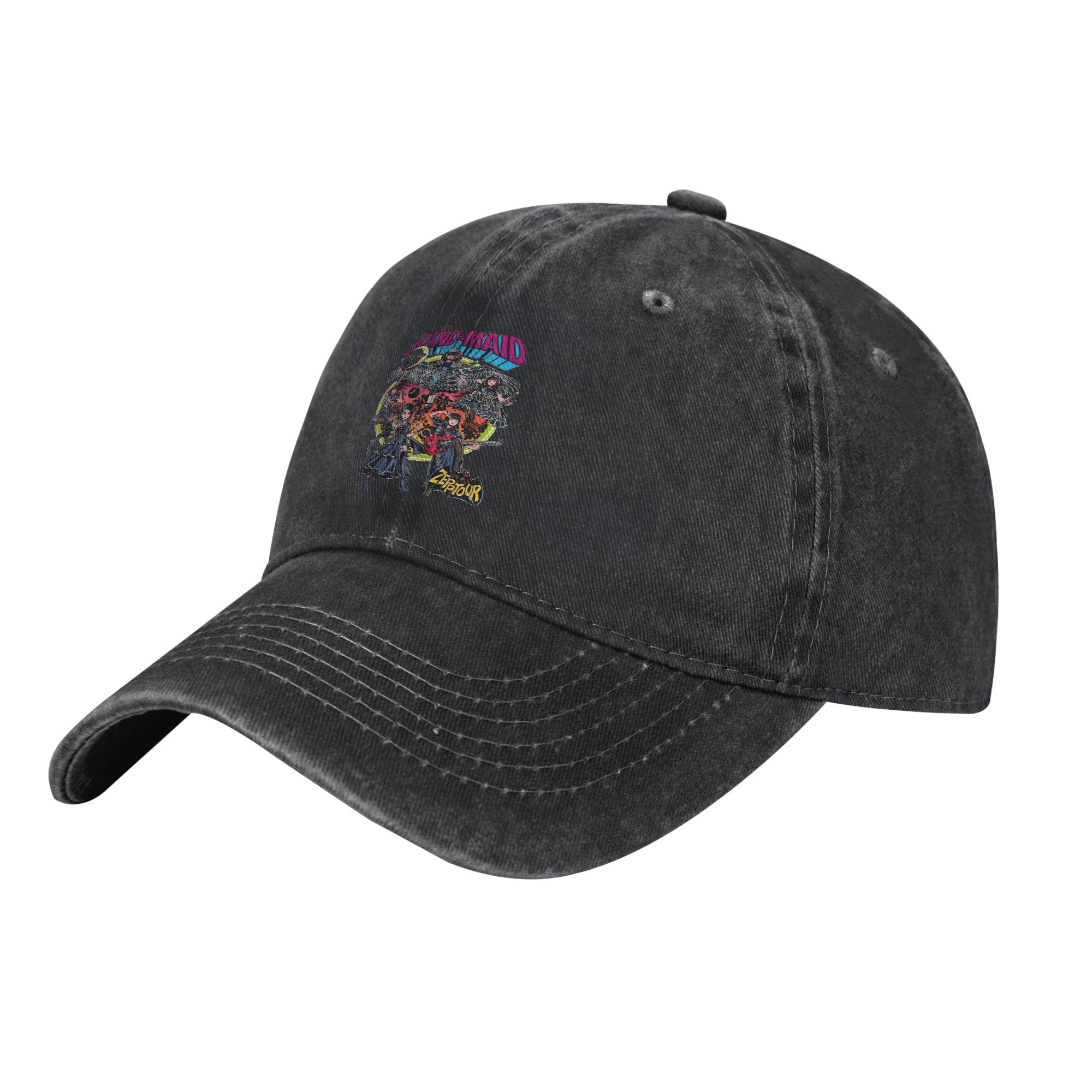 

Band Maid Tokyo Metal Queens Baseball Caps Casual Distressed Washed Snapback Cap Unisex Outdoor Workouts Adjustable Hats Cap One Size
