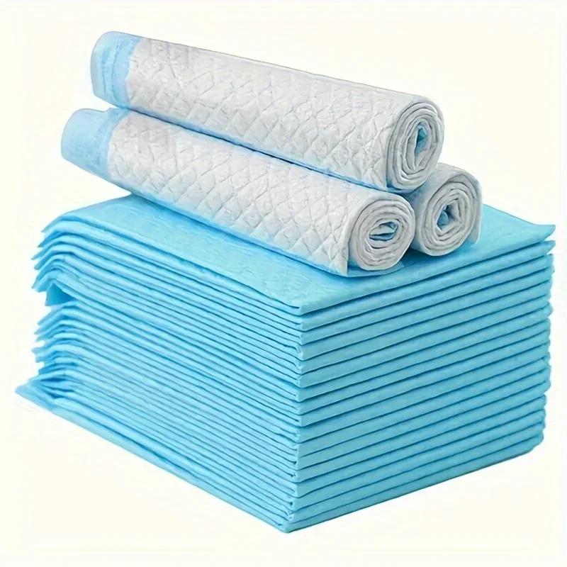 20-100pcs Super Absorbent Odor-Control Disposable Dog Diapers & Training Pads