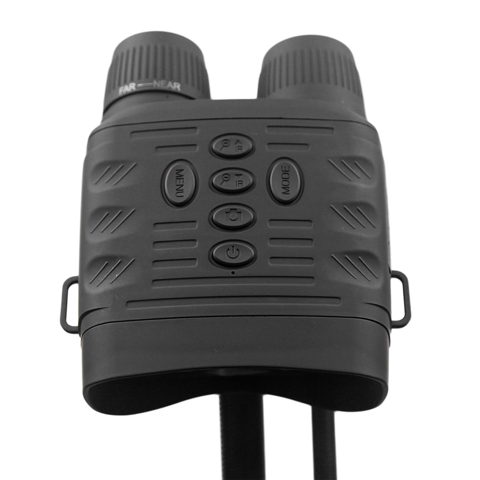 

Окуляри нічного бачення 4K Інфрачервоний бінокль нічного бачення Вночі та вдень 3-дюймовий екран з with TF Card чорний