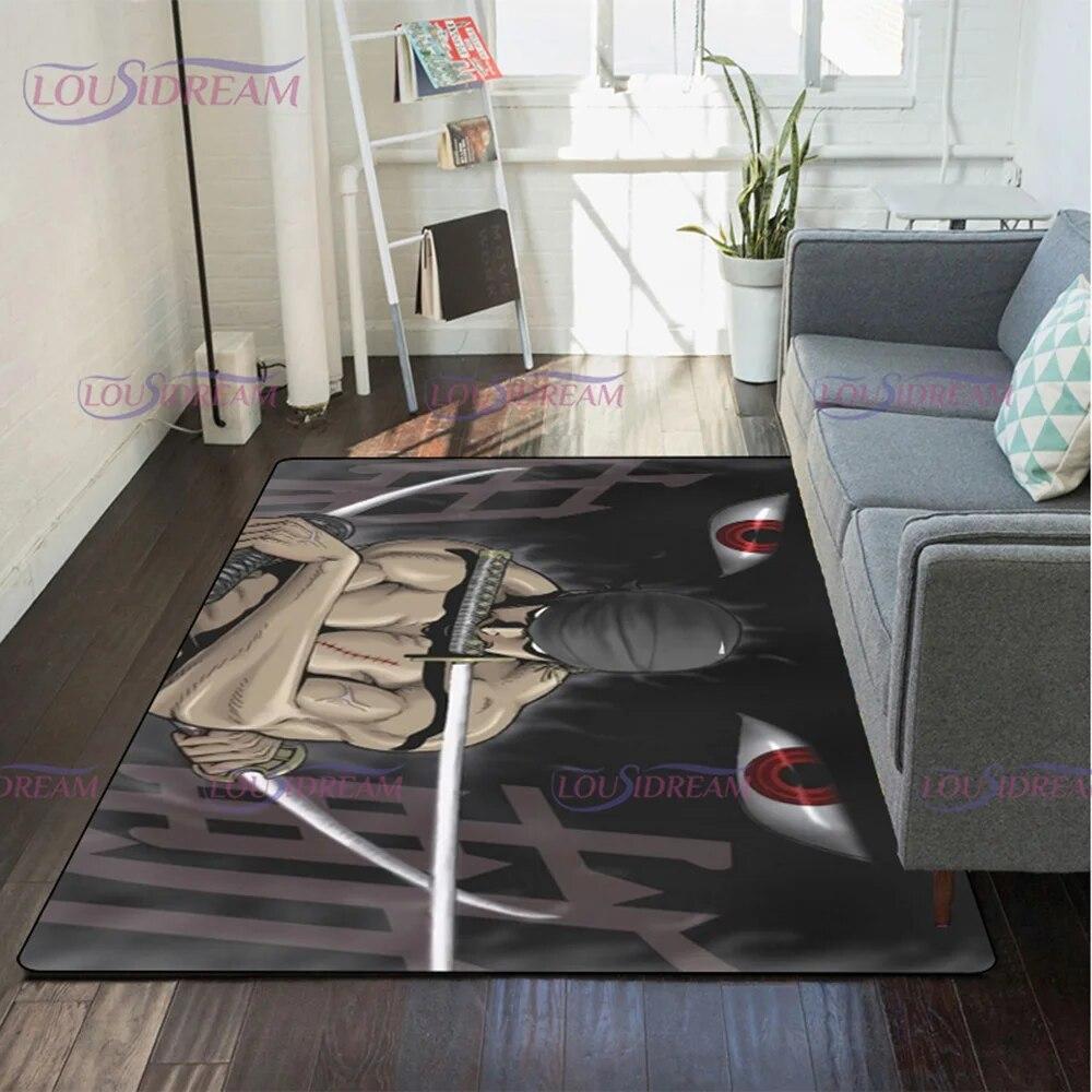 Japanese Pop Anime Carpet for Living Room Rugs Soft Floor Cartoon Rugs Bathroom Rug Home Bedroom Decor Fans Gift