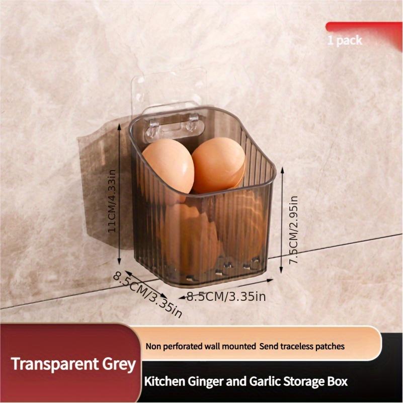 One Plastic Storage Container, a Kitchen Organizer Basket Designed for Onions, Garlic, And Ginger, Ideal for Home Organization.