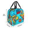 Super Zings Insulated Lunch Bag Funny Superzings Storage Food Box Portable Cooler Thermal Bento Box For School Office