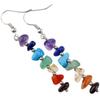 Seven-Color Crystal Tassel Earrings: Dopamine Style Women's Jewelry