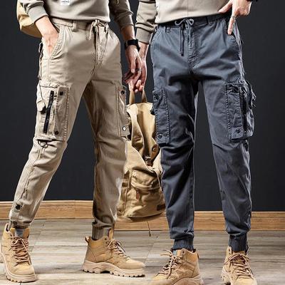 Pantalon cargo tactique multi-poches pour homme, vêtement technique d'extérieur, pantalon de sport décontracté hip-hop, pantalon de travail