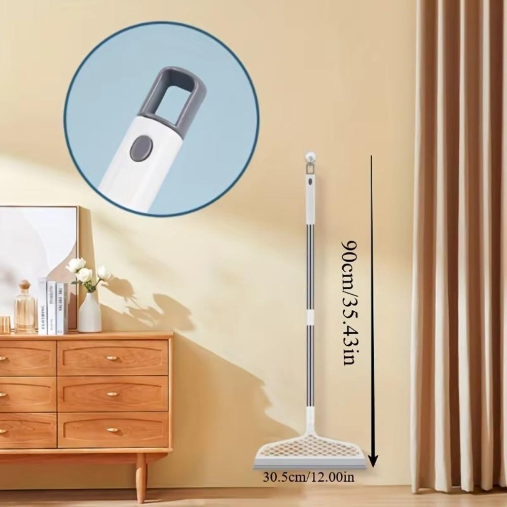 Durable Multifunctional Silicone Broom Rotation Wet Dry Magic Broom Detachable Portable Bathroom Floor Sweeping Scraper Home Use