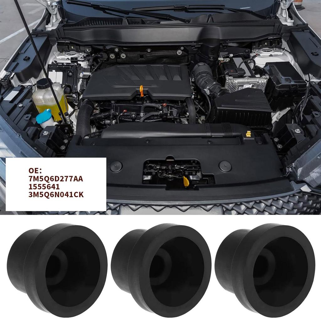 4X Rubber Engine Cover Grommet Buffer Mount Bush Stopper Pad For Peugeot 407 2.0 TDCI Diesel Engine Bonnets Gaskets