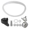 Pressure Cooker Steam Release Valves Set with Silicone Sealing Rings Pressure Cooker Exhaust Part Suitable for 6L