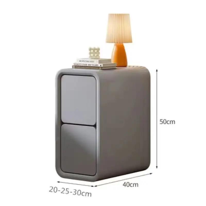 Drawer Nordic Nightstand Modern Minimalist White Organizer Bedside Table Solid Storage Simple  Home Furniture