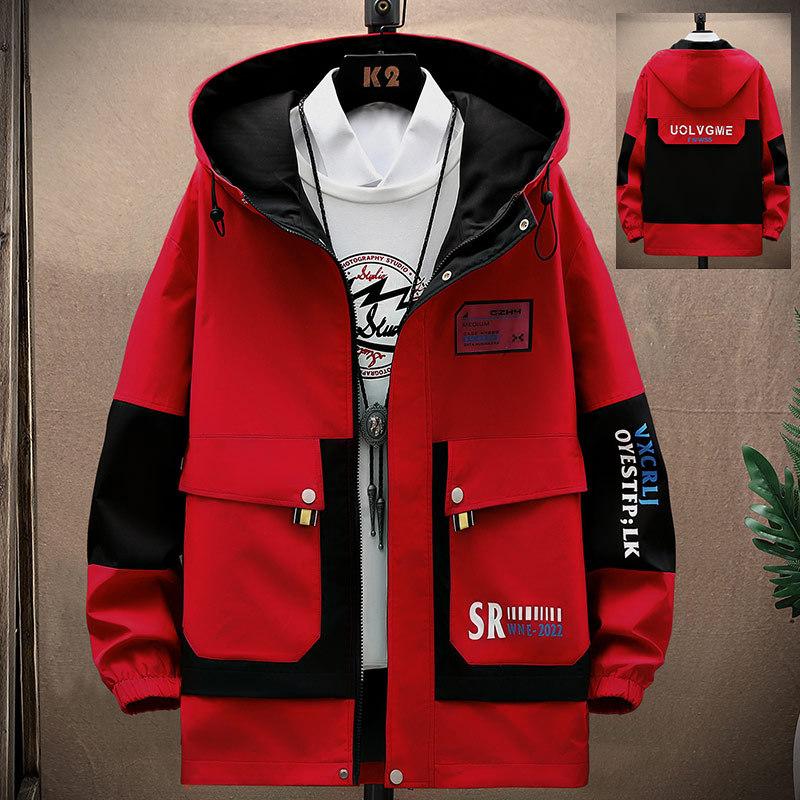 Frühling Mit Kapuze Casual Herren Jacke Streetwear Windjacke Bomber Jacken Mantel Für Mann