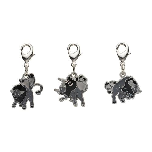 [Pokemon] Pokemon Center National Pokedex Metal Charm P128 Paldean Tauros