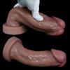 Extra Large Mushroom Head Dildo – 11.8" Long, 2.9" Wide Thick Silicone Penis with Strong Suction Cup, Hands-Free Huge Realistic Adult Toy