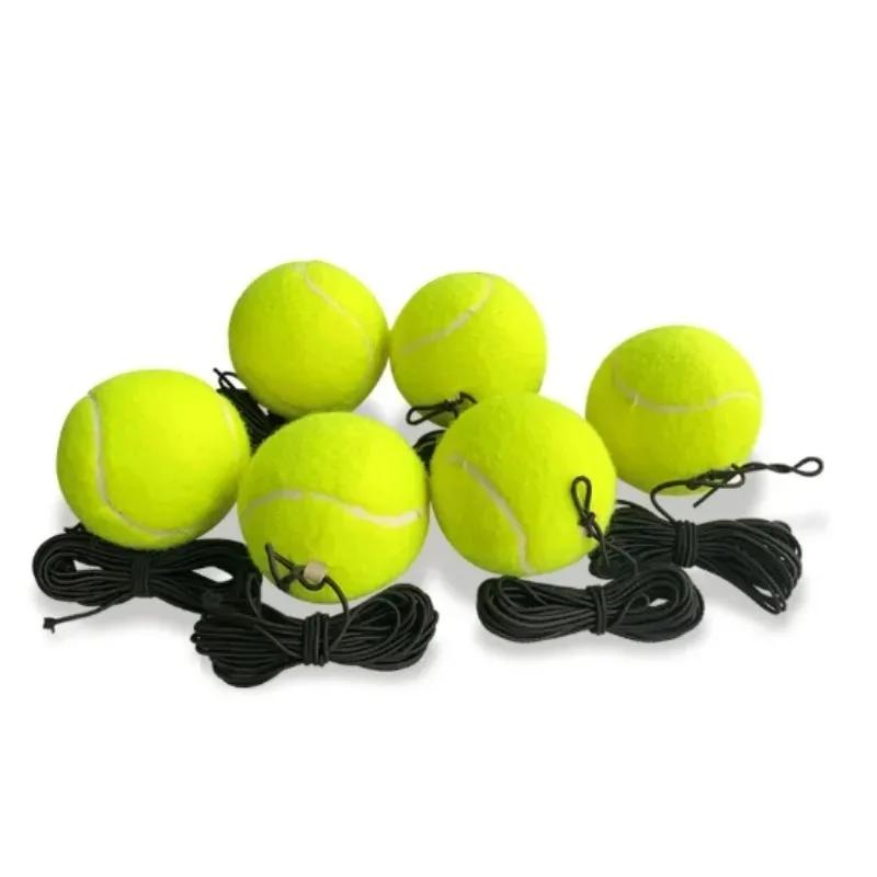 Baza de antrenament cu minge de tenis, 1/2/5 buc, cu frânghie, echipament de antrenament pentru tenis, echipament de antrenament de tenis autodidact pentru rebounder