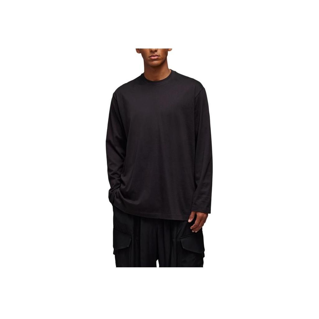 Adidas Y-3 Graphic Long Sleeve Long-Sleeve Top Black Unisex Streetwear JN4880