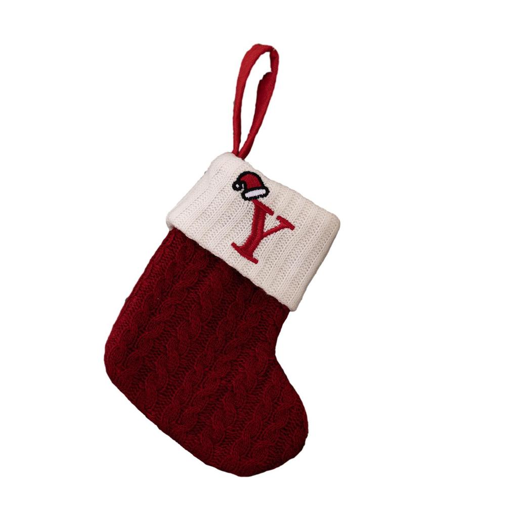 Christmas Stocking Christmas Tree Decorating Knitted