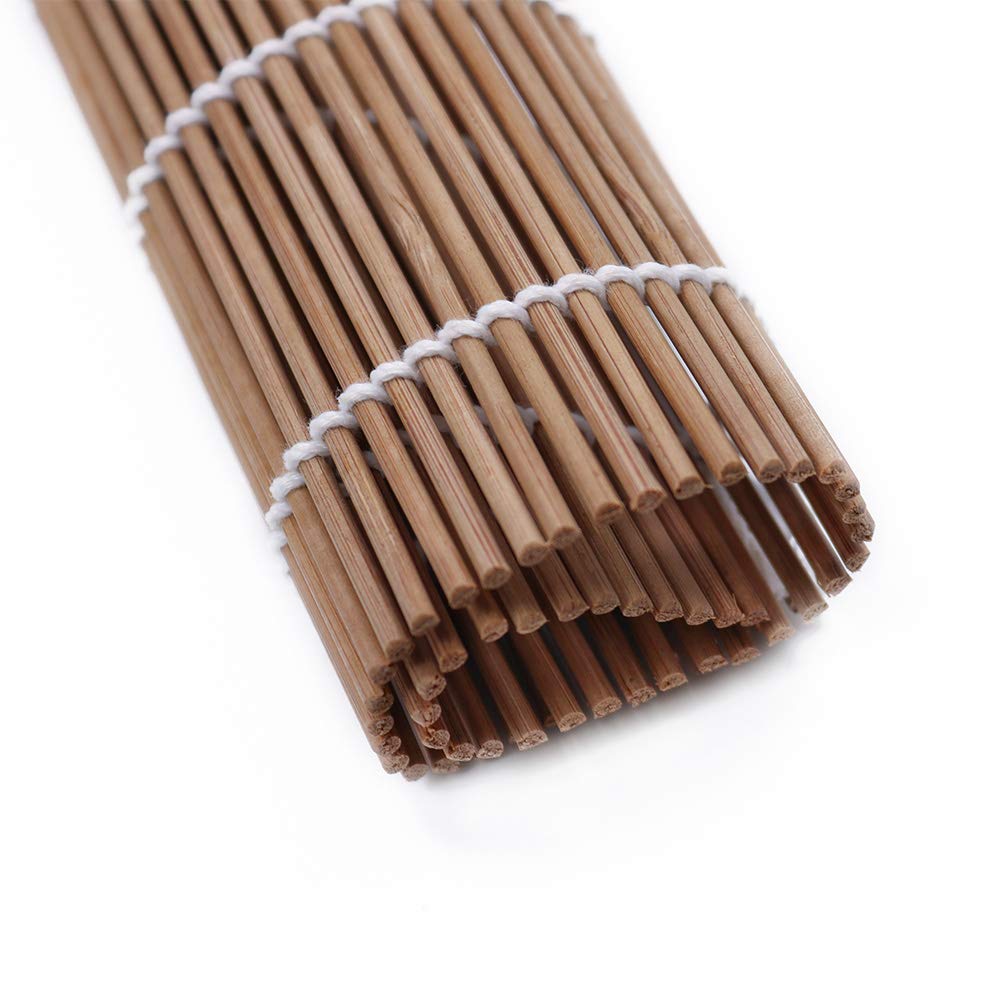 HTB Bambus Rulat Sushi Lat pentru Sushi pentru Făcut Covoraș Sushi, 24x24cm, Antibacterian, Gură, Rulouri, Ehomaki, Setsubun, Verde, Rulouri, Gourmet, Camping,