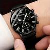 Watch 4-Piece Set Men'S Watch Business Mesh With Watch Quartz Watch Set