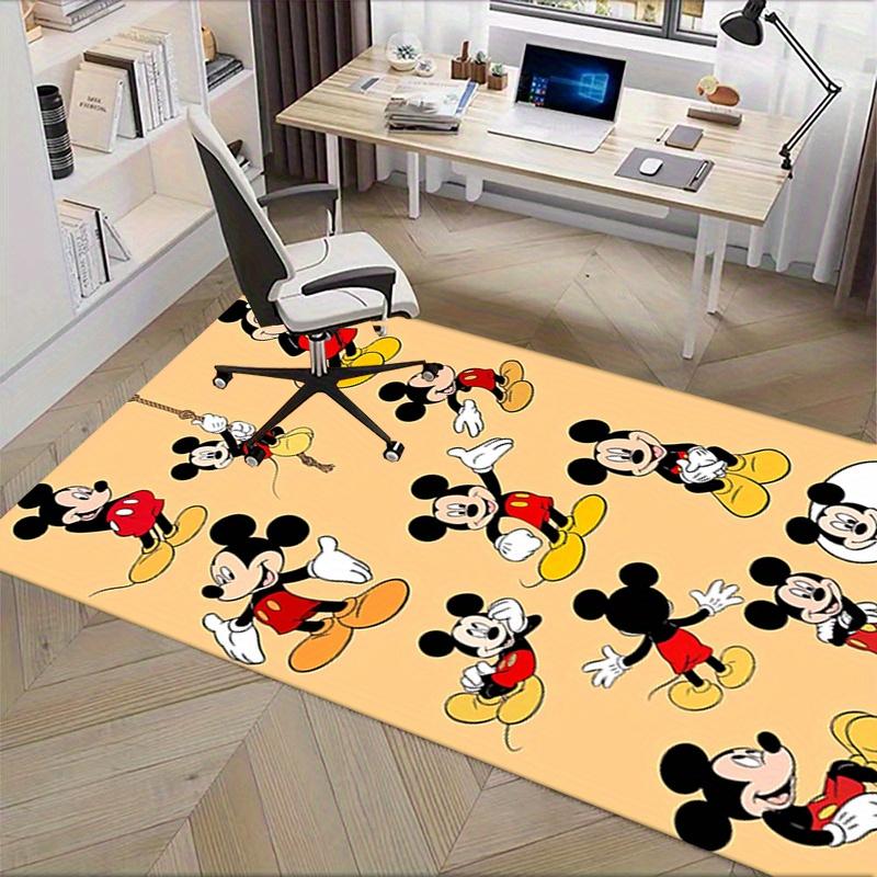 Office Rug Mickey Mouse, Cartoon Theme 3D Printed Anti-Slip Rug-Machine Washable for Living Room