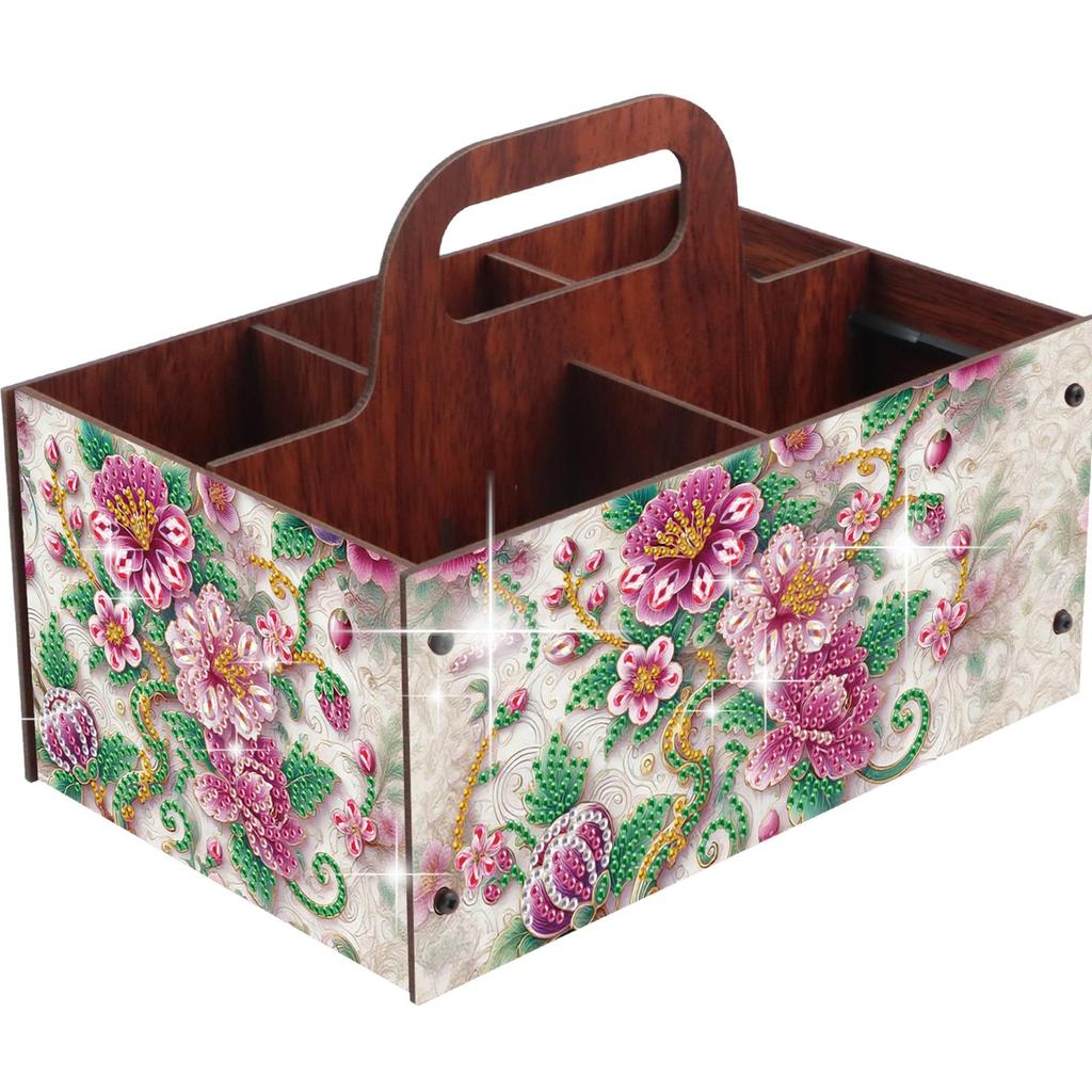 DIY Diamond Painting Storage Box Diamond Painting Kit Diamond Art Painting Storage Box Kit Desktop Art Decoration Gift
