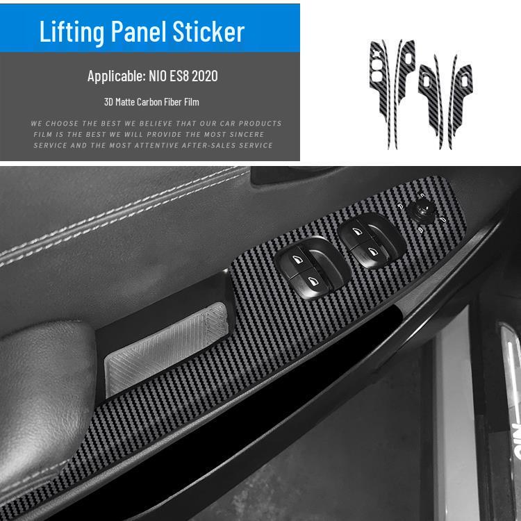 Compatible Nio ES8 (18-20) Carbon Fiber Gear Stickers for ES6/EC6 - Free Replacement If Damaged