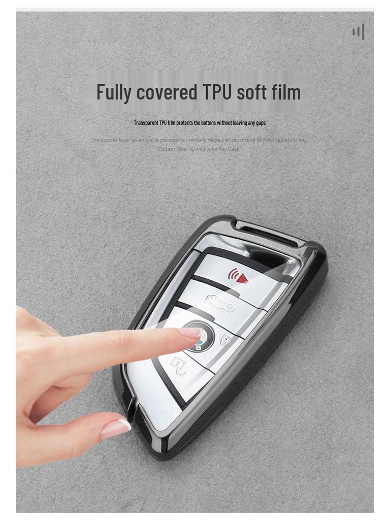 Key Cover for BMW 3 and 5 Series: Fits 19 Models Including 320Li, 318i, 523Li, 525