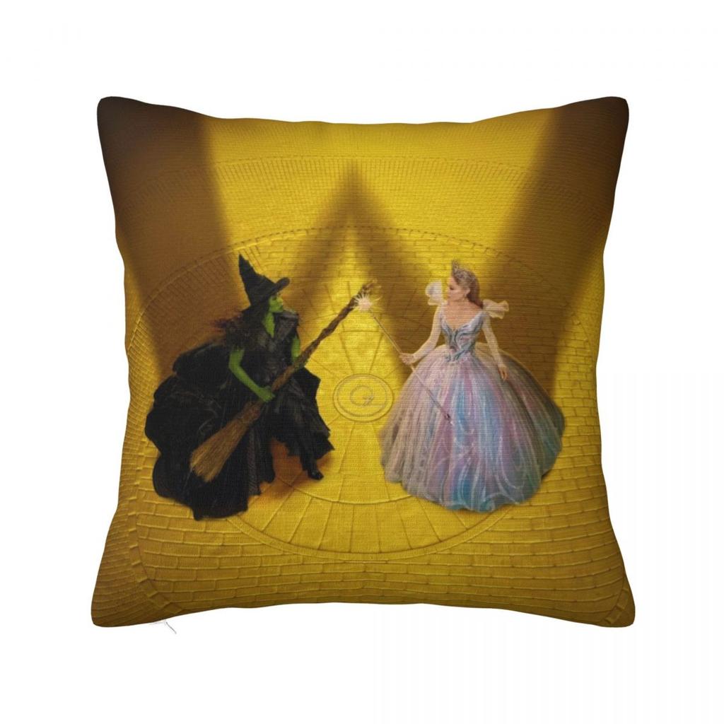 Wicked Musical Glinda Pillow Case Morden Pillow Cover Square Custom DIY Cushion Cover Pillowcases For Sofa Bedroom Home Decor