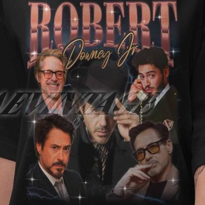 Camiseta Vintage Limitada de Robert Downey Jr, Camiseta Retro de los 90 de Robert Downey Jr, Camiseta Bootleg de Robert Downey Jr, Merchandising de Regalo de Robert Downey Jr