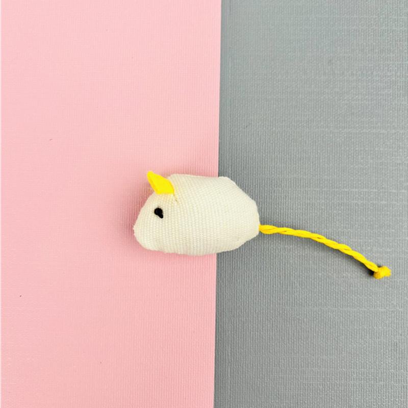 2Pcs Interactive Plush Rat And Cat Toys With Durable Linen Perfect For Pet Safe For Indoor Play Pet Toys