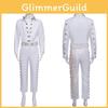 High-quality Polyester Fiber Cosplay Set Of White Cat King Elvis Presley