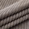 Modular compression sofa made of chenille fabric, filled with 30D high-elasticity foam. Easy to move with non-slip base, ideal for living room.Gray