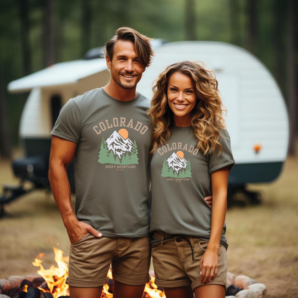 Colorado Rocky Mountains | Vacation Shirts | Colorado Shirts | Big and Tall Shirts | Family Vacation Shirts