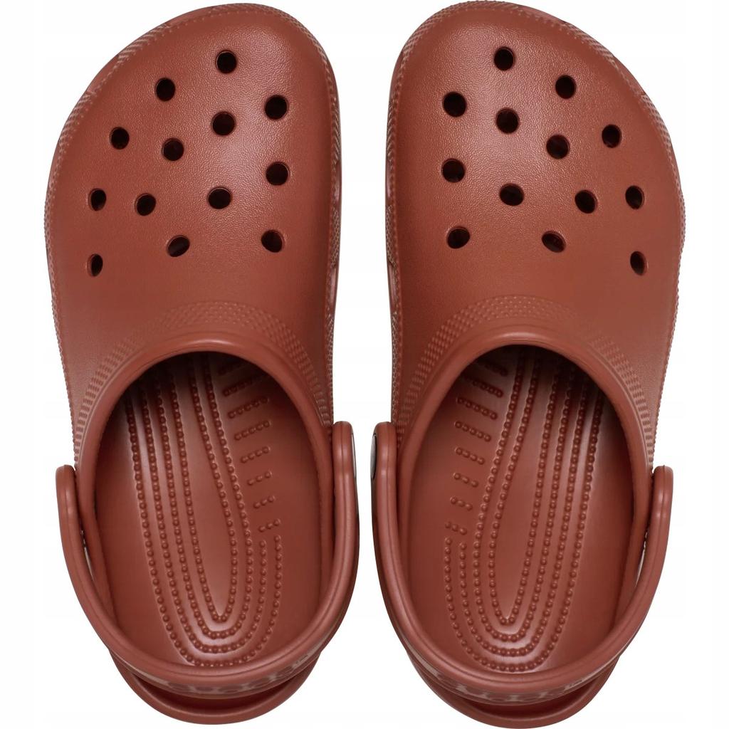 Crocs Women Classic Clog 10001 Rust 39-40 Comfortable Non-Slip Lightweight Clogs