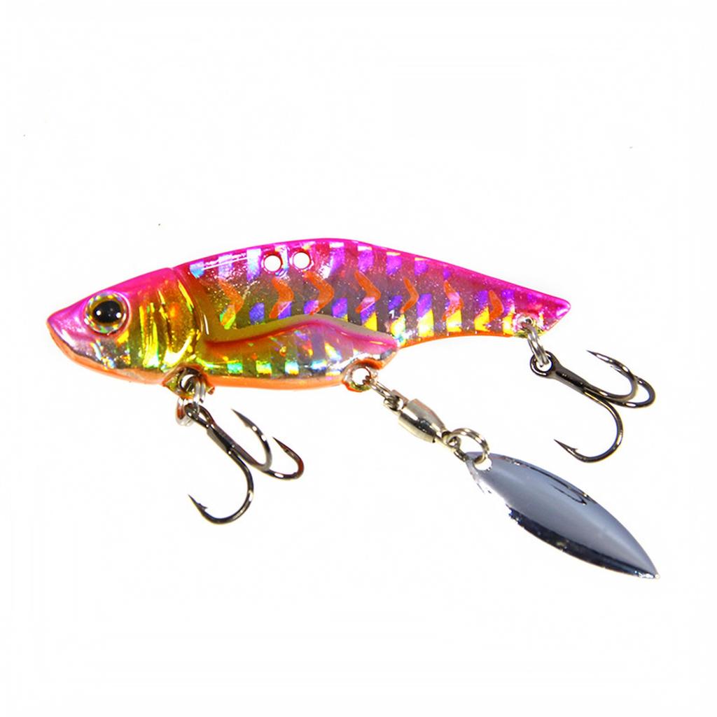 Rotating Fishing with Grooved Treble Hook for and Topmouth Culter, Artificial