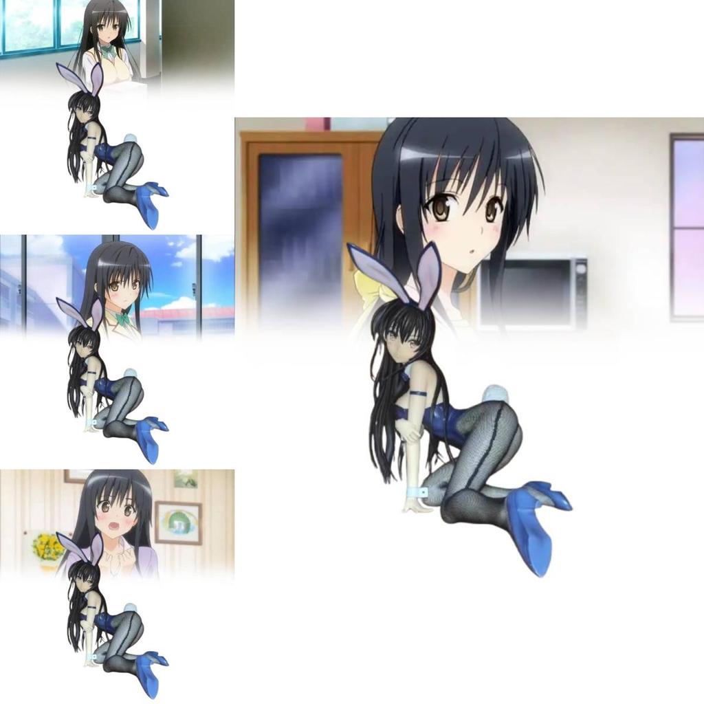 Stunning 1/6 Scale Yui Gokoshikawa Bunny Girl Figure Pvc Collectible Model