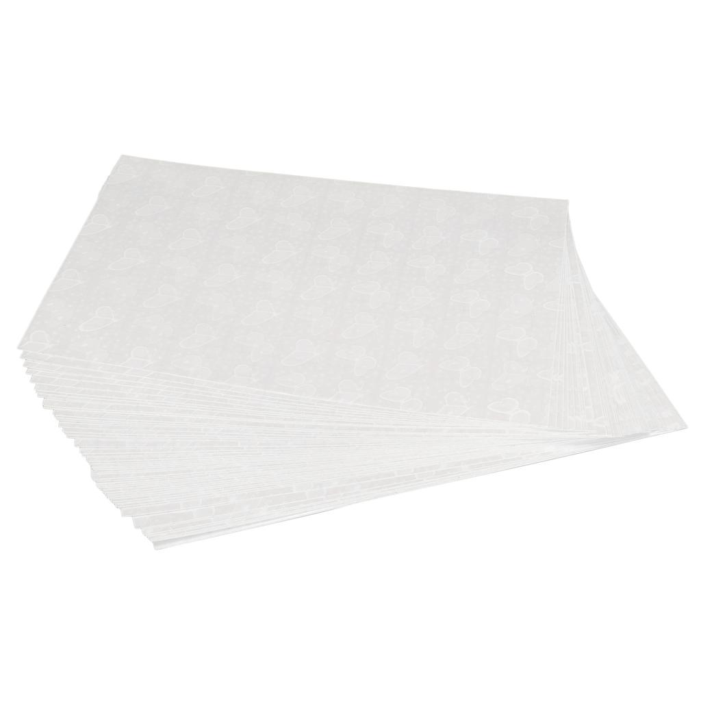 50Pcs Holographic Laminate Sheets A4 Bright Colors Glittering Effects Holographic Stickers for Photo Paper Picture Type