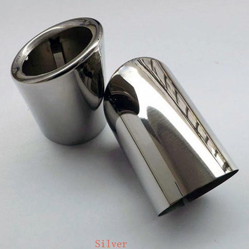 Exhaust Tip Tail Pipe Muffler for Mazda 3 Mazda3 Axela   Metal  Decoration Car Accessories 2 Pcs