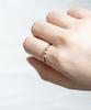 Alleun Silver 925 Heart Layered Silver Rings Friendship