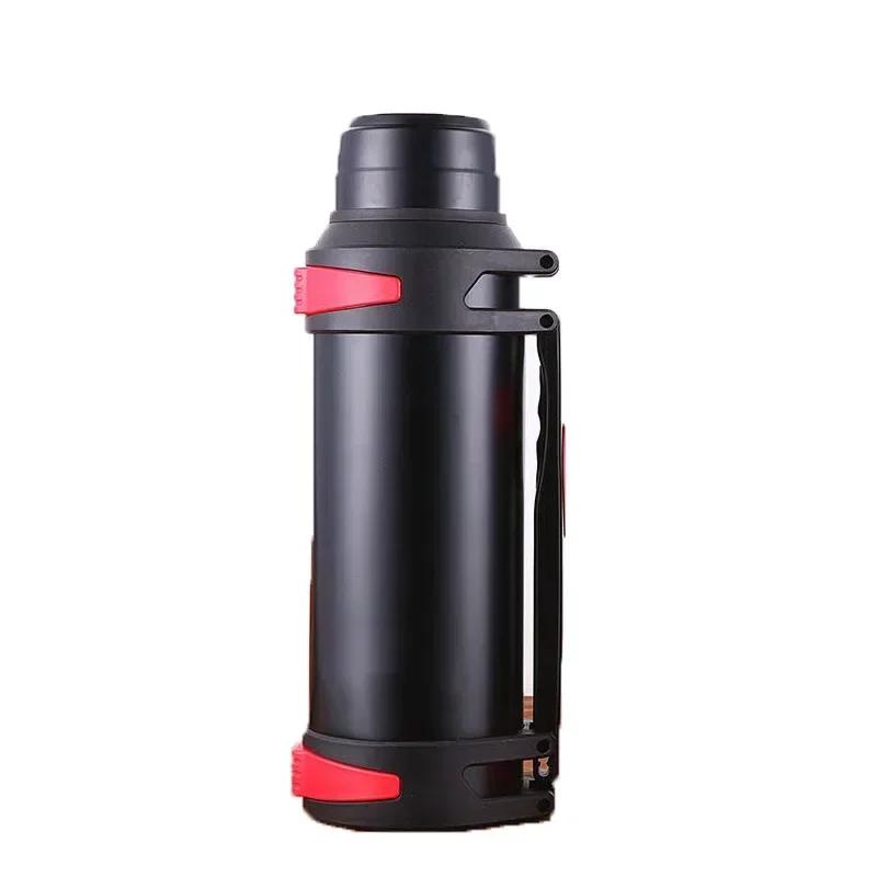 1200-4000ML Large Thermos Bottle Vacuum Flasks Stainless Steel Insulated Water Thermal Cup With Strap 48 Hours Insalation