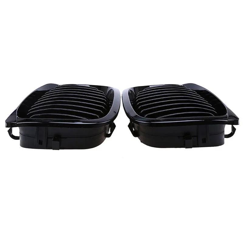 AAAQT1 Car Kidney Grill Front Bumper Gloss Black Racing Grill for BMW E46 Coupe 325Ci 330Ci LCI 2door 2003-2006 for BMW 3 Series