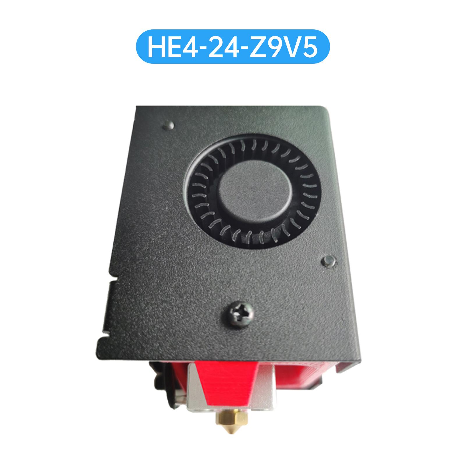 Zonestar HE4_24V_Z9V5 3D Printkop voor Z9 3D Printer(Nieuwe versie) met A-verlengsnoer Ondersteuning 1 4-kleuren filament