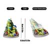 Personalized Couple Christmas Figurines, 2D Flat Green Christmas Couple Figurines, A Fun Anniversary Gift For Husbands And Wives.