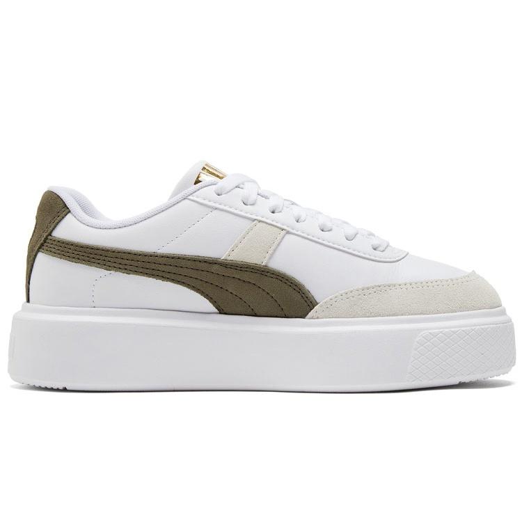 (WMNS) PUMA Oslo Maya Archive Sneakers White/Green Women's 375057-03
