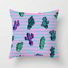 Summer Tropical Floral Cushion Cover Home Decor Office Sofa Pillowcase Green Plant Throw Pillowcase