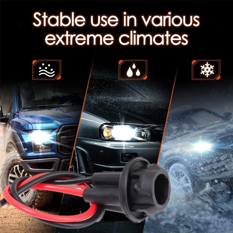 Car T10 Lamp Holder Rubber Light Bulb Socket Connector Holder Extension LED Lamp Bulb Base Holder Wire Adapter for T10 W5W 147